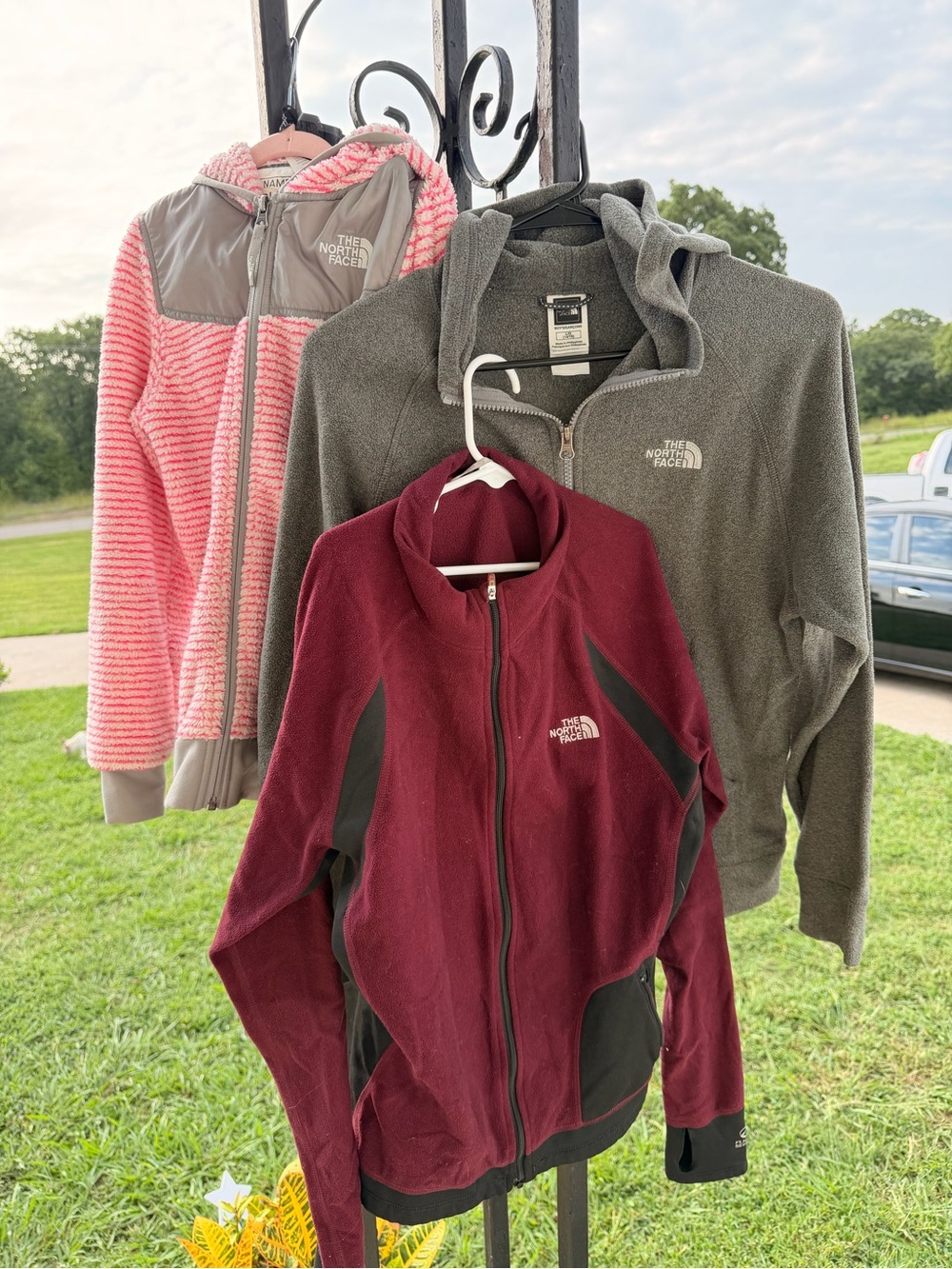 The North Face Kids Jackets - Pink, gray, Burgundy